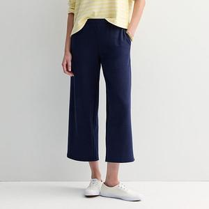 Женские брюки wide leg из френч тери Sonoma Goods For Life, Midnight Madness