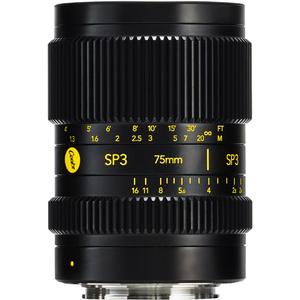 Полнокадровый объектив Cooke SP3 75 мм T2.4 с фиксированным фокусным расстоянием (Sony E, футы/метры)