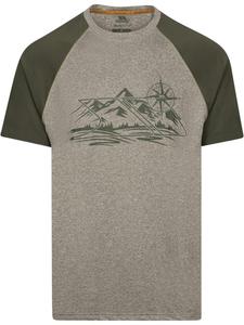 Футболка Fullmer Adventure Tshirt зеленого цвета Trespass