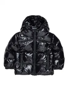 Куртка-пуховик с капюшоном DSQUARED2 KIDS, черный