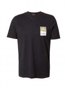 BOSS Футболка 'Te_Plain' в черном цвете