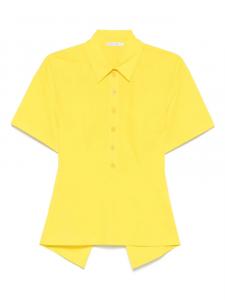 Поло с открытой спиной Patrizia Pepe, желтый