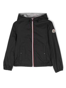 Moncler Enfant куртка New Urville с капюшоном, черный