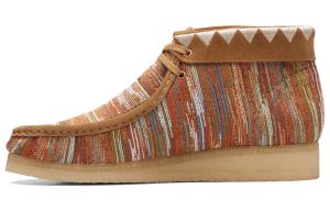 Clarks Originals Wallabee Ботинок Джинджер Ткань, Имбирно-Желтый/Разноцветный