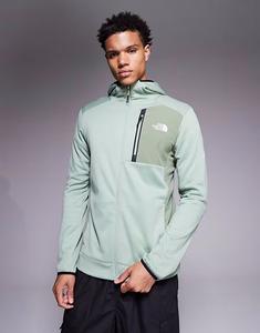 Флисовая кофта North Face Mountain для легкой атлетики с застежкой-молнией и капюшоном The North Face