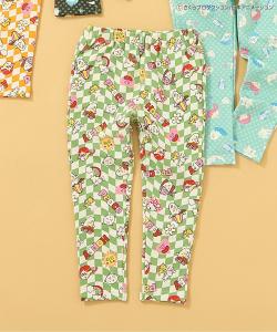 Брюки DAISUKI с принтом по всей поверхности в стиле Чиби Маруко-тян, длина 9 дюймов.