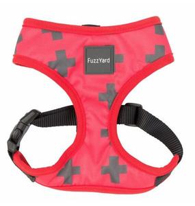 Шлейка FuzzYard El Fuego Yeezy для собак С FuzzYard, цвет красный черный