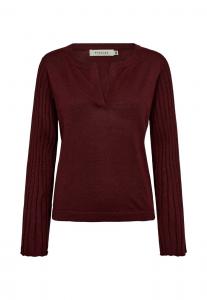 Джемпер Pieszak PD-VIGGA PLEAT SLEEVE, Burgundy/Red