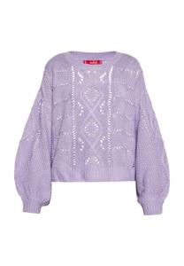 Тонкий вязаный свитер swirly Sweater, лавандовый