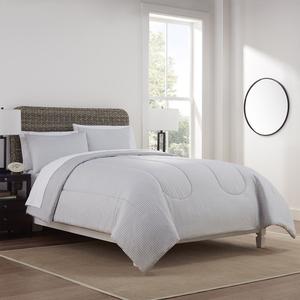 Комплект одеял Martex серого цвета в тонкую полоску, серый