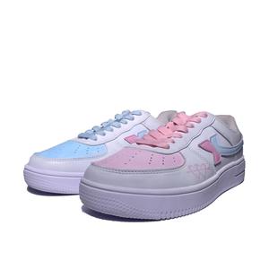 XTEP Кроссовки Air Force One с низким верхом, устойчивые к истиранию и скольжению, мужские, цвет синий/розовый, разные цвета