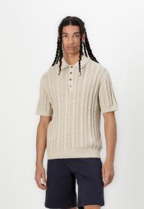 Рубашка поло JPRBLAMASON Jack & Jones PREMIUM, бежевый