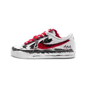 Nike Кроссовки Court Legacy Ambition Beats Shock Absorbers с низким верхом для скейтборда унисекс, черные и белые