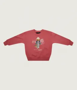 Толстовка regular fit Polo Ralph Lauren, розовый