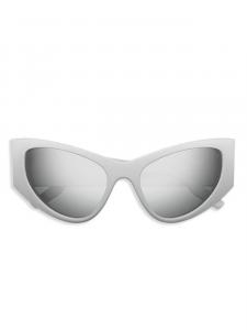 Солнцезащитные очки BB0300S в оправе 'кошачий глаз' Balenciaga Eyewear, серый