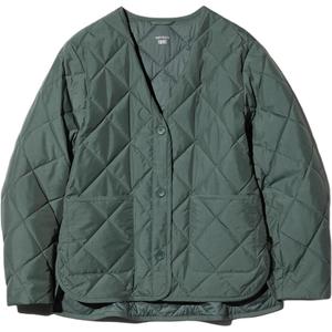 Пуховики женские UNIQLO, оливковый