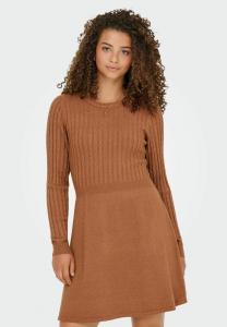 Платье ONLY ONLFIA CABLE NOOS, Tobacco Brown/Mottled Brown