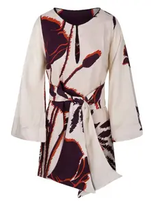 Мини-платье Nazare с цветочным принтом Juan De Dios, нейтральный