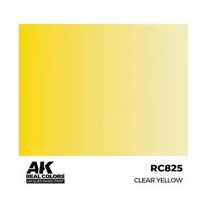 Прозрачный желтый, Paint - Real Color, Dropper Bottles (AK-Interactive)