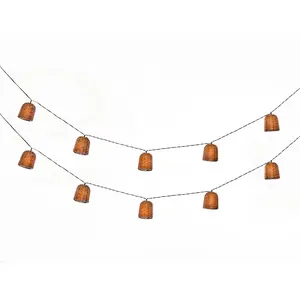 Светодиодная гирлянда Solar Rattan, 1 шт., с одним источником свечения, на солнечной энергии, теплый белый свет, класс защиты IP44 Luxform, Bruin