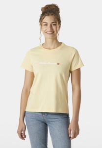 Футболка с принтом CORE GRAPHIC Helly Hansen, светло-желтый