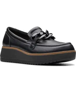 Коллекция Zylah May Лоферы на низком каблуке Clarks, черный