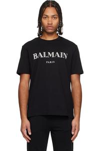 Футболка с принтом «Balmain», черный