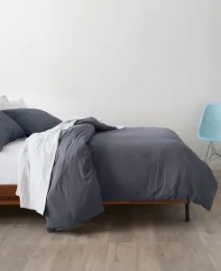 Комплект постельного белья из 8 предметов: одеяло из микрофибры с тройной обработкой поверхности, размер California King Ella Jayne, угольно-серый