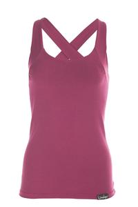 Спортивная футболка Winshape Cross Back Top WVR25, цвет berry love