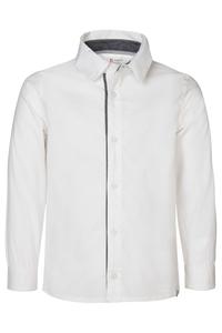 Рубашка на пуговицах классического кроя Noppies, белый