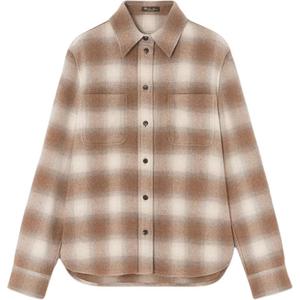 Loro Piana Рубашка Женская Light Camel с лацканами Умеренные Другие