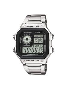 CASIO Цифровые часы в серебристом цвете