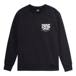 Свитер с принтом логотипа повседневная толстовка New Balance, черный