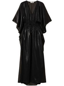 TWINSET полупрозрачное платье-кафтан, черный