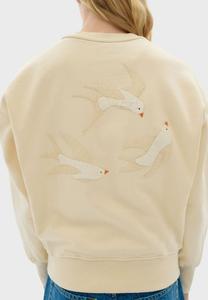 Толстовка Thinking Mu JODIE, Pale Yellow/Off-White