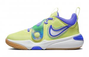Детские баскетбольные кроссовки Nike Team Hustle D 11 GS, Turquoise