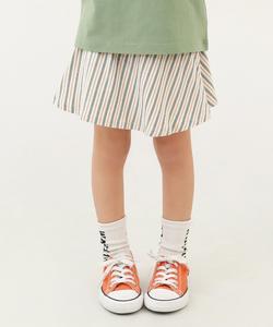 Юбки длиной 1/4 с принтом по всей поверхности. Юбки длиной 1/4. 25SS Devirock, цвет 010-Multi-Orange