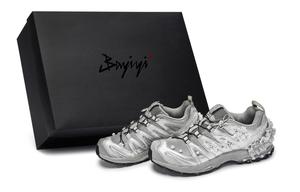 SALOMON Кроссовки для бега XA PRO 3D Abrasion Resistant Low top Unisex белый серый серебристый