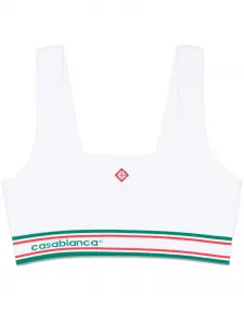 Бесшовный спортивный бюстгальтер Casablanca, белый
