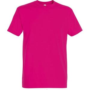 Мужская футболка Imperial Heavyweight с короткими рукавами Sols, фуксия