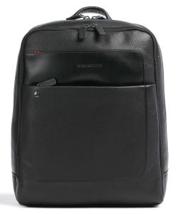 Рюкзак для ноутбука Alaska 14″ из зерненой кожи Roncato, черный