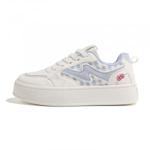 HUANQIU Женские скейтерские кеды low top из синтетической кожи, устойчивые к истиранию, легкие и дышащие