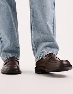 Коричневые туфли с квадратным носком Seqwl