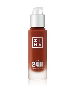 Жидкая основа 3INA The 24H Foundation, Nr. 675 - Dark Brown, 30 ml