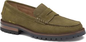 Мужские слипоны Johnston Murphy Collier Penny Loafer для повседневной и официальной носки Johnston & Murphy, оливковый
