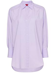 HUGO поплиновая рубашка, фиолетовый