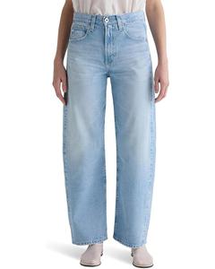 Джинсы AG Jeans Hattie High-Rise Barrel in Allusion Destructed, цвет Allusion Destructed