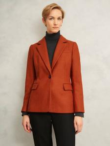 Джекет Jess Textured из чистой шерсти Hobbs, Orange