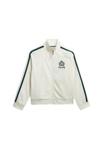 Толстовка с капюшоном на молнии Superdry Country Club, Wool White