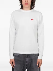Лонгслив с графическим принтом Human Made, белый